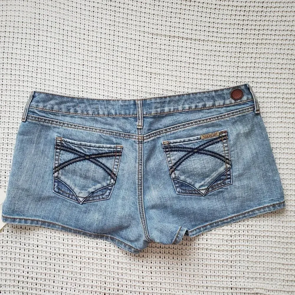 Insane lowrise y2k denim mini shorts